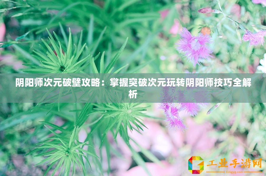 陰陽師次元破壁攻略：掌握突破次元玩轉(zhuǎn)陰陽師技巧全解析