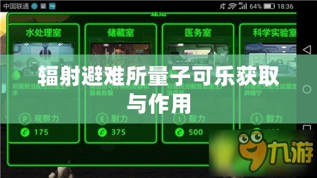輻射避難所量子可樂獲取與作用
