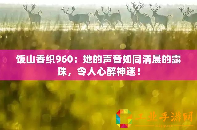 飯山香織960：她的聲音如同清晨的露珠，令人心醉神迷！