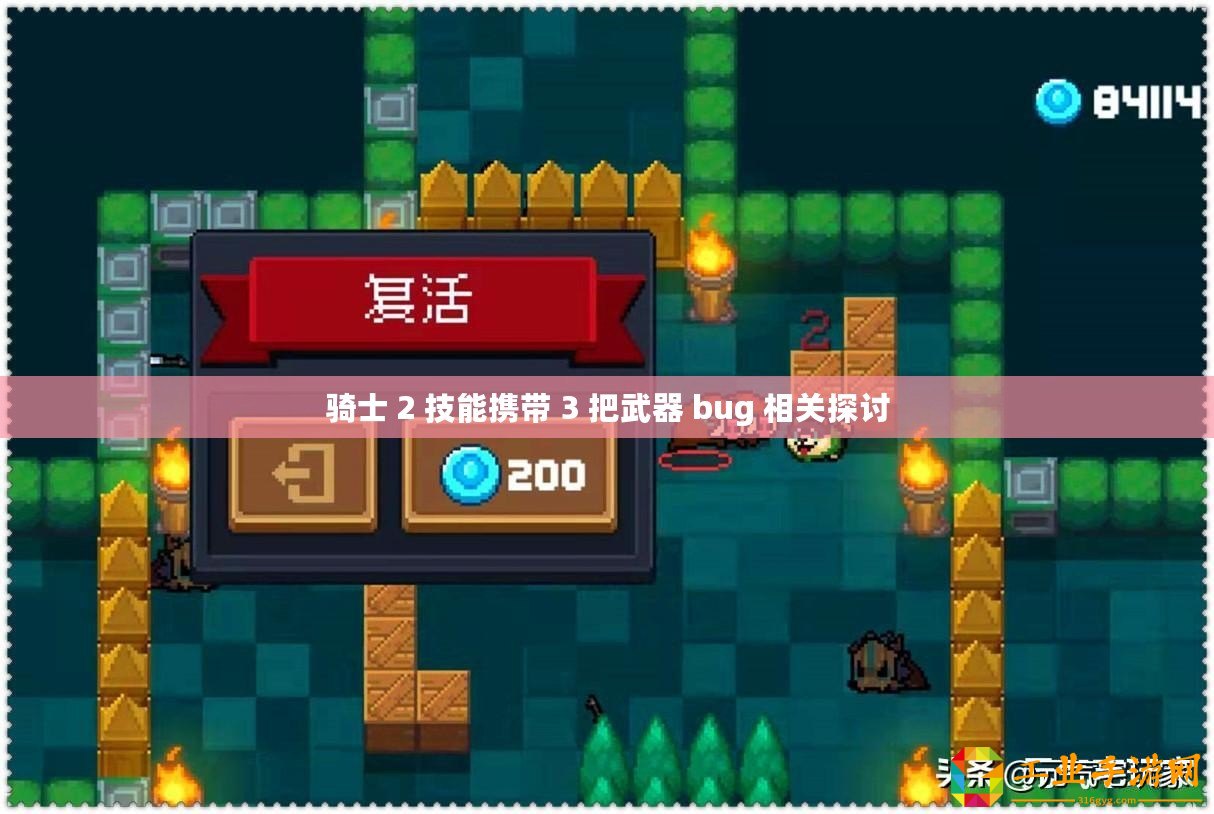 騎士 2 技能攜帶 3 把武器 bug 相關探討