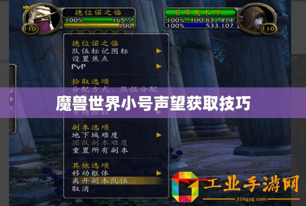 魔獸世界小號(hào)聲望獲取技巧