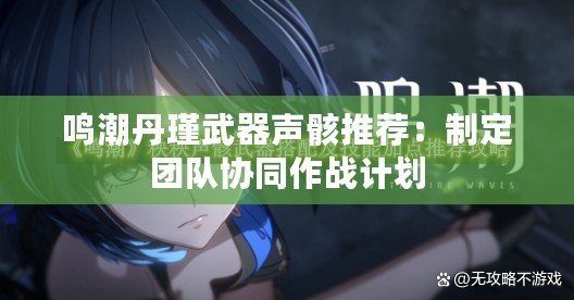 鳴潮丹瑾武器聲骸推薦：制定團隊協(xié)同作戰(zhàn)計劃