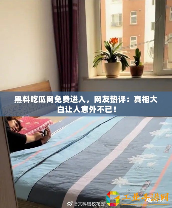 黑料吃瓜網免費進入，網友熱評：真相大白讓人意外不已！
