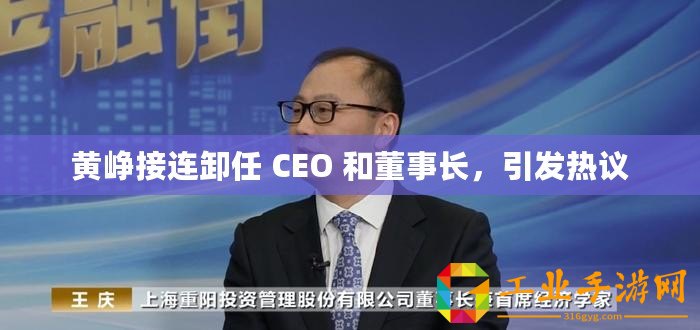 黃崢接連卸任 CEO 和董事長，引發熱議