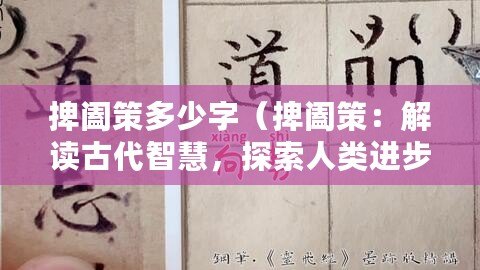 捭闔策多少字（捭闔策：解讀古代智慧，探索人類進步之道）