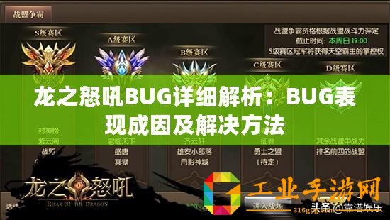 龍之怒吼BUG詳細解析：BUG表現成因及解決方法